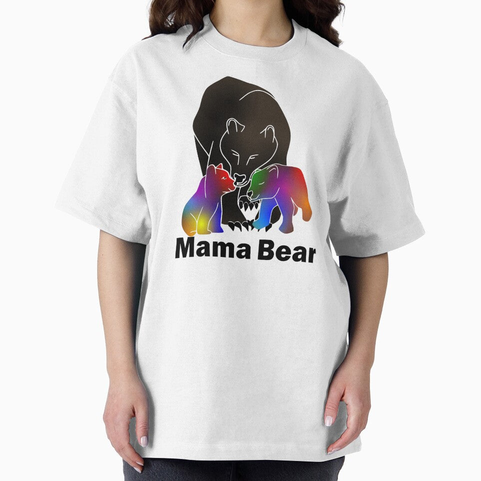 Mama Bear Two Rainbow Cubs Proud Mom by MyThingNow