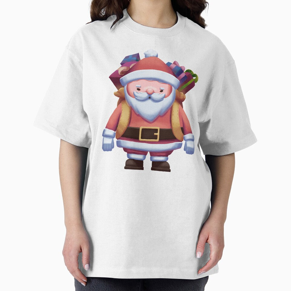 Cute Santa Claus with Christmas Gift Sack by Jiwingka