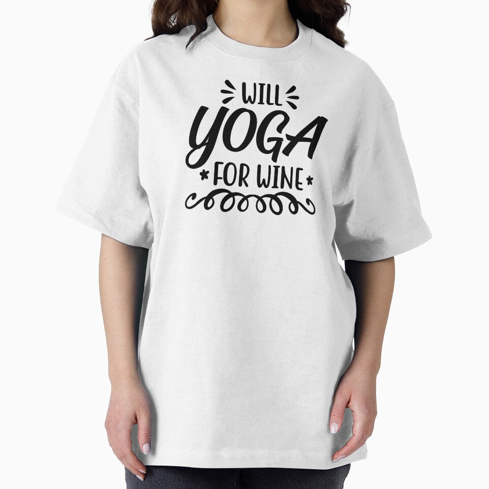 Yoga Quote Will Yoga For Wine Motivational Saying by SoccaTamam