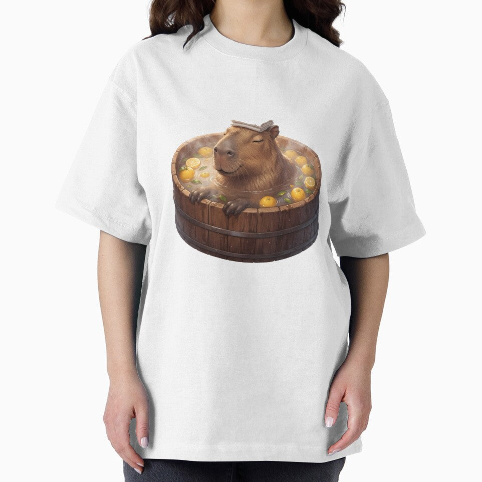 Capybara Yuzu Bath Japanese Onsen Hot Spring Spa Day Relaxing by WorldShop17
