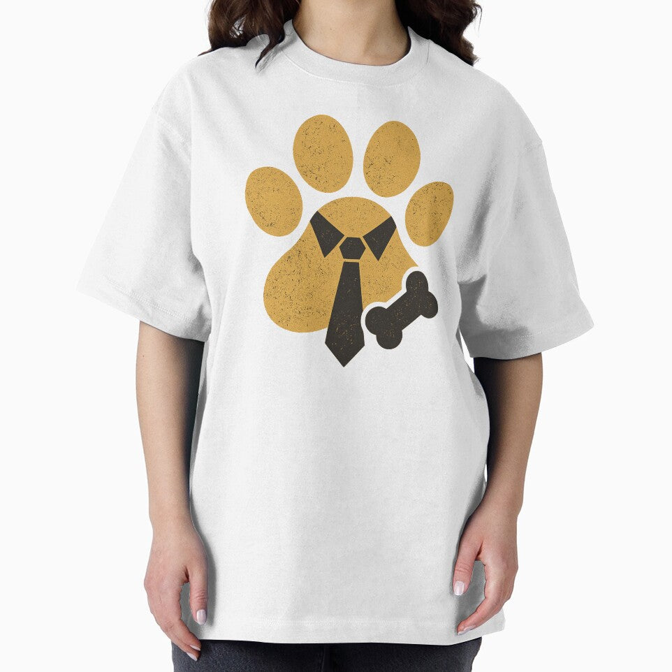 Fur Dad Paw Tie Dog Bone by Corvoria