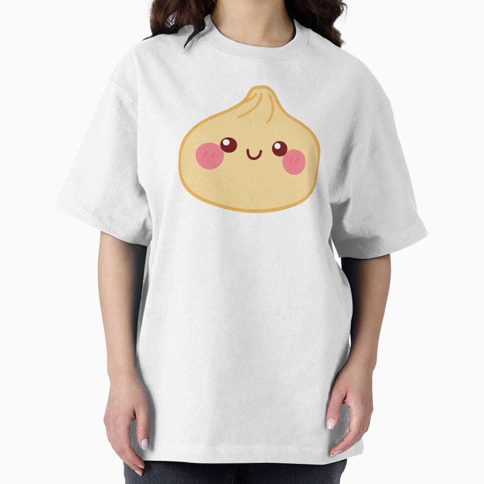 Darker yellow squishy Dumpling – Cute Kawaii Food Character Design by EmeraldeaArt