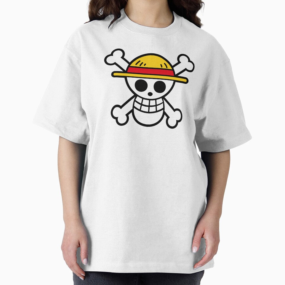 Luffy Straw Hat Pirate Logo Anime by CargoHoldDesign