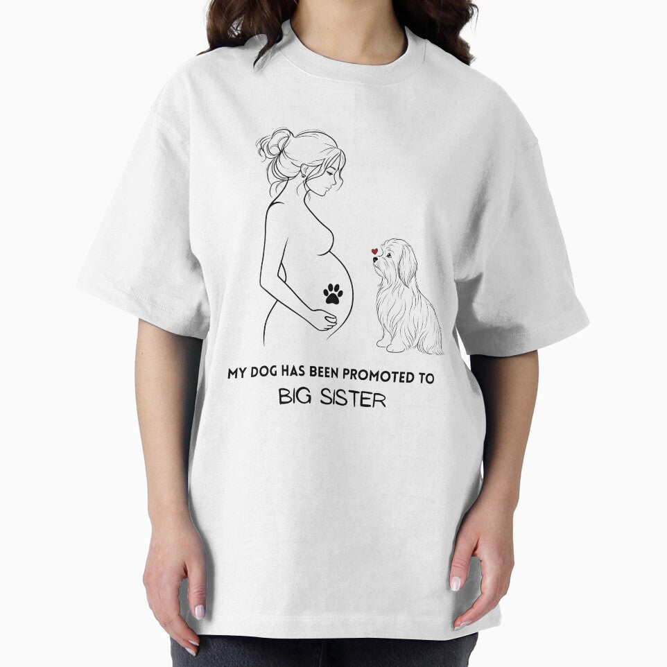 I am pregnant. My Dog Maltese Has Been Promoted To Big Sister by Nova.Line Creative Studio