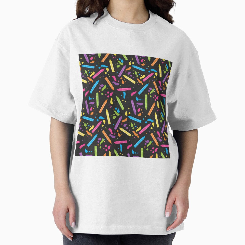 Teacher Seamless Pattern - Get your cray on by Vanthuandesign