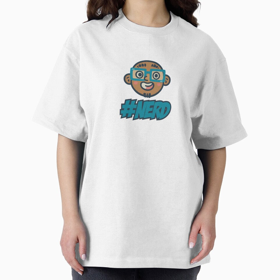 #NERD – Happy Geek Cartoon Face by CanSparkleArt