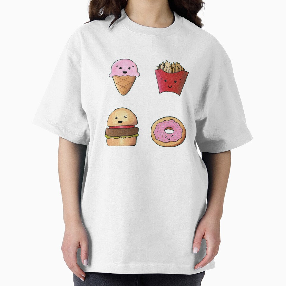 Kawaii Fast Food, Turquoise by christinaashman