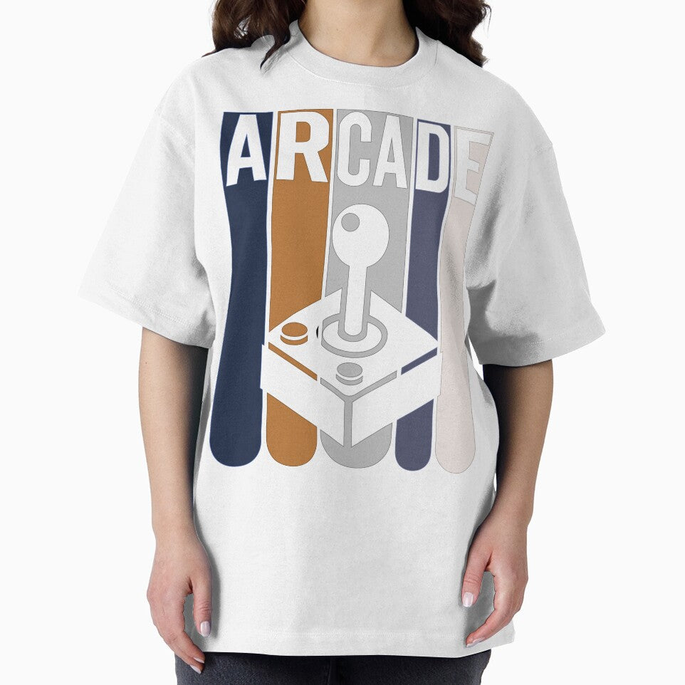 Arcade Forever | Retro Joystick Minimal Vector Art by LucasPresoto