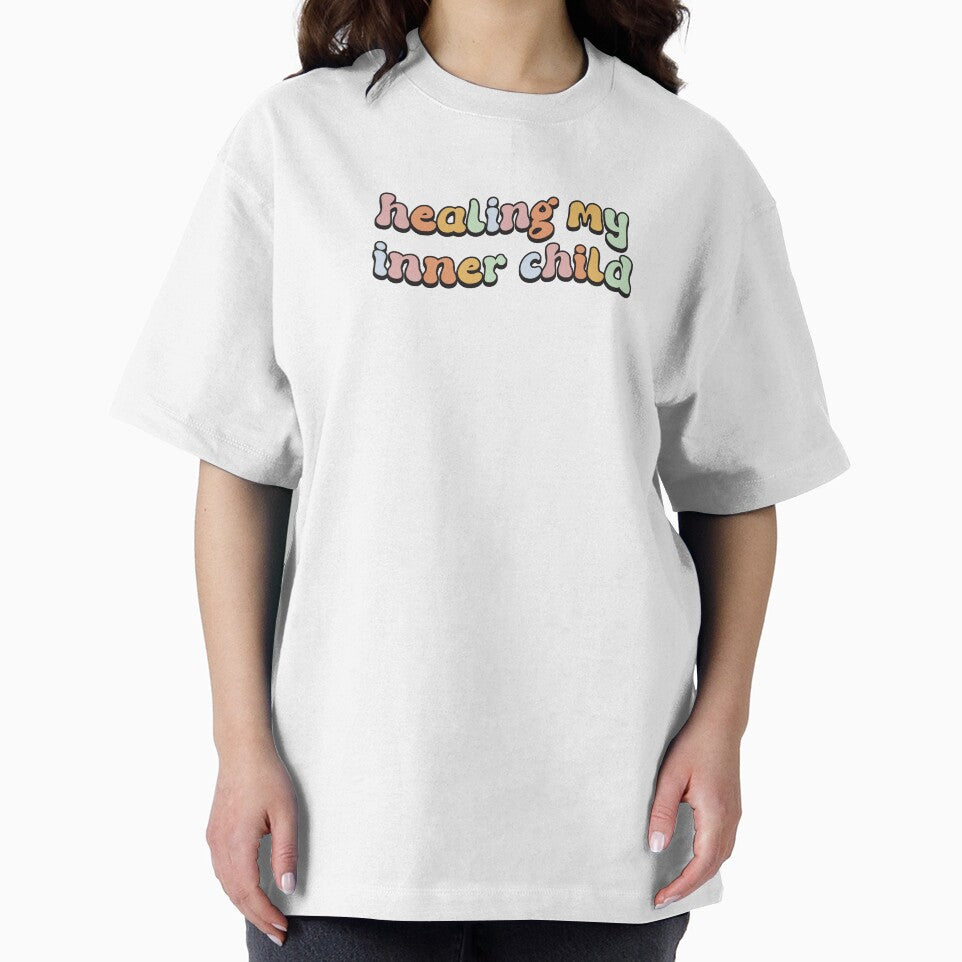 healing my inner child - pastel groovy type by chrismanubag