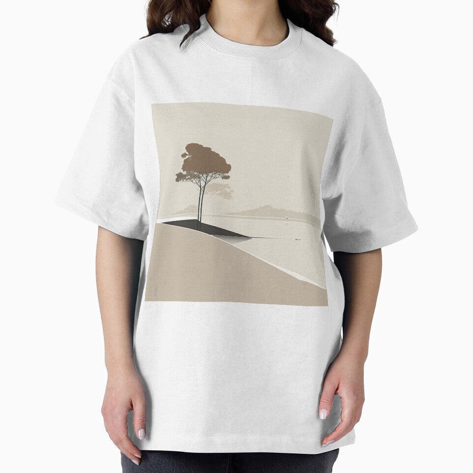 Minimalist landscape digital abstract art design by Feluceo