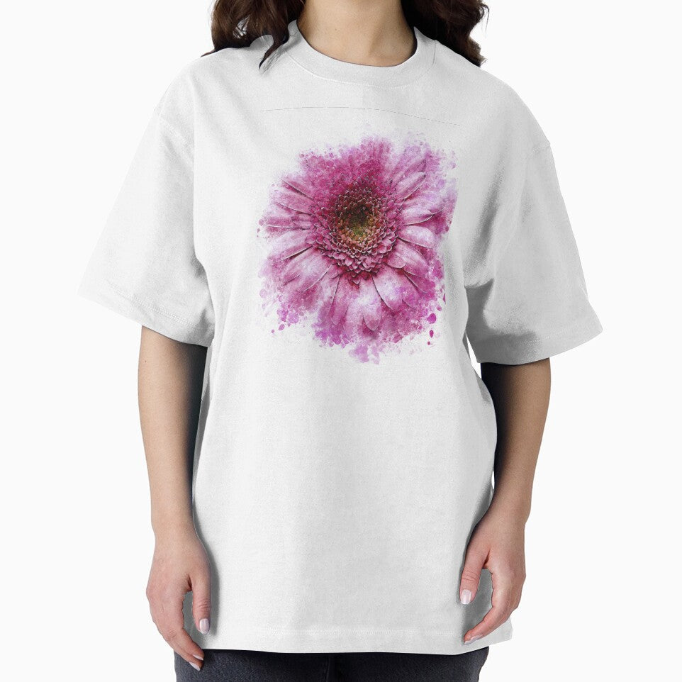 Pink gerbera Abstract color by artdragongift 15
