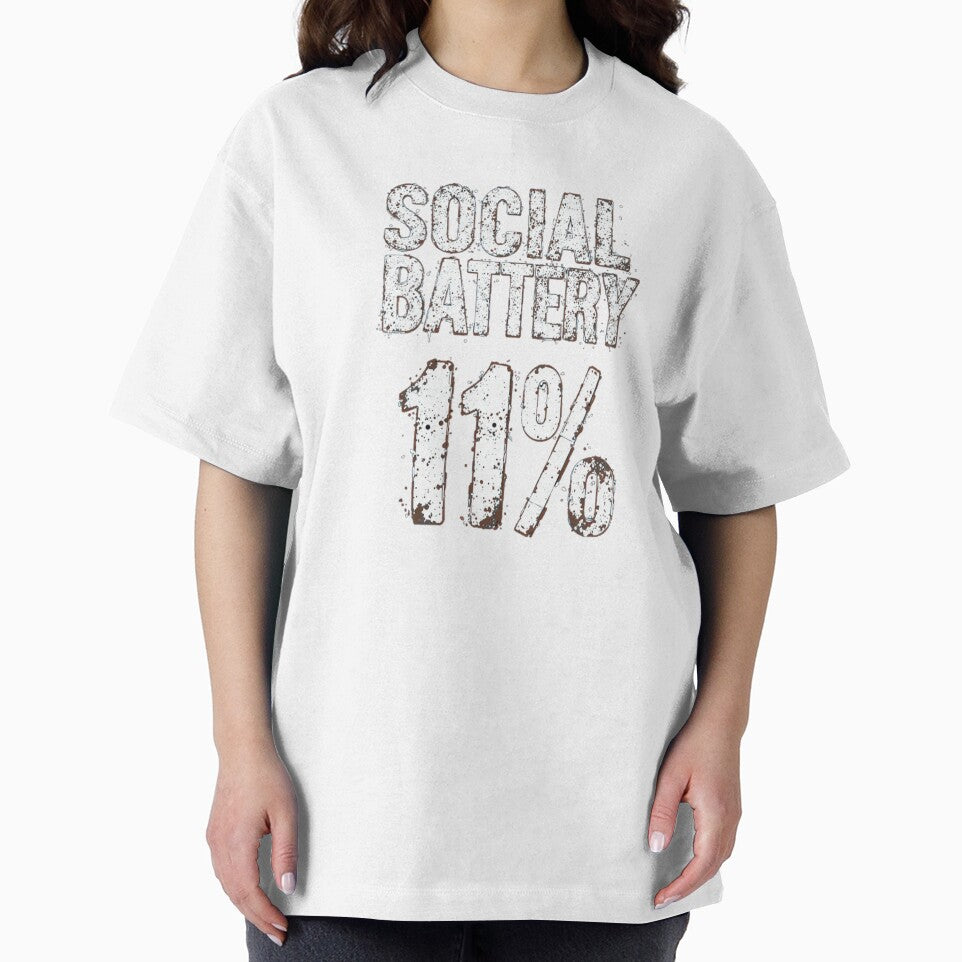Social Battery 1%: Relatable Introvert & Mental Health Art by  BreedCraft Studio