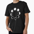 Moon cycle mestruation cup Moon cycle black and white by GruenesKueken