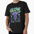 Glow Up: A Cute & Funny Jellyfish Graphic by 89BLACK