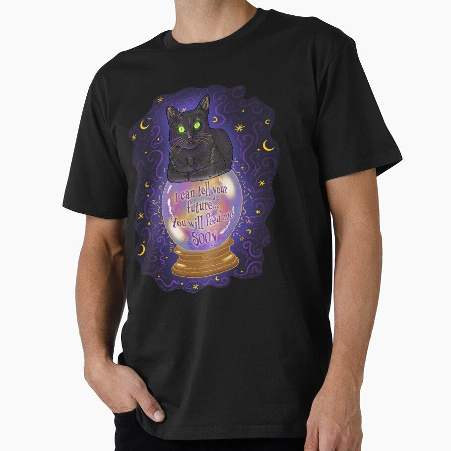 Fortune Teller Cat – "You Will Feed Me Soon" - Funny Occult Cat by TwistyPrintz