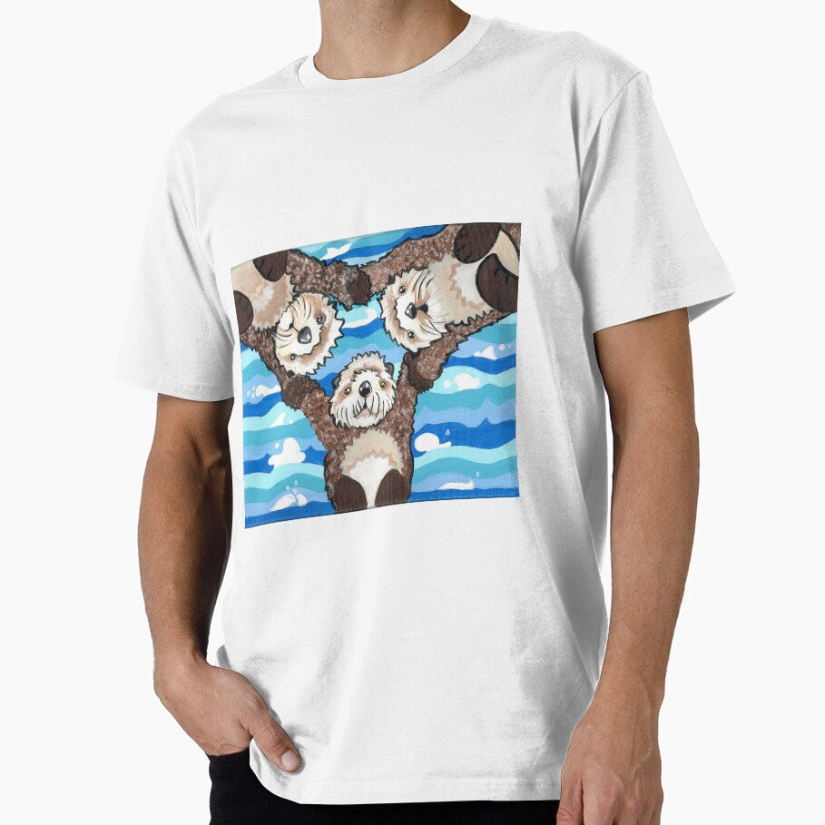 Otter Trio by ArtByBeatriz
