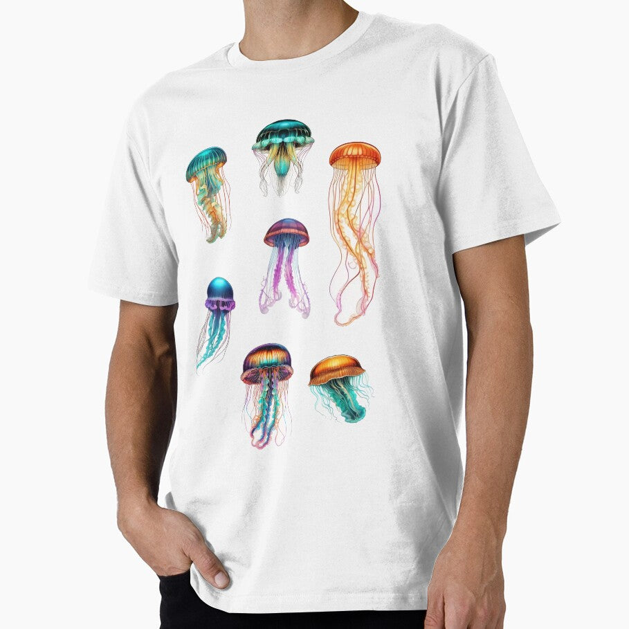 Trippy Bioluminescent Deep Ocean Jellyfish by DreamCraze