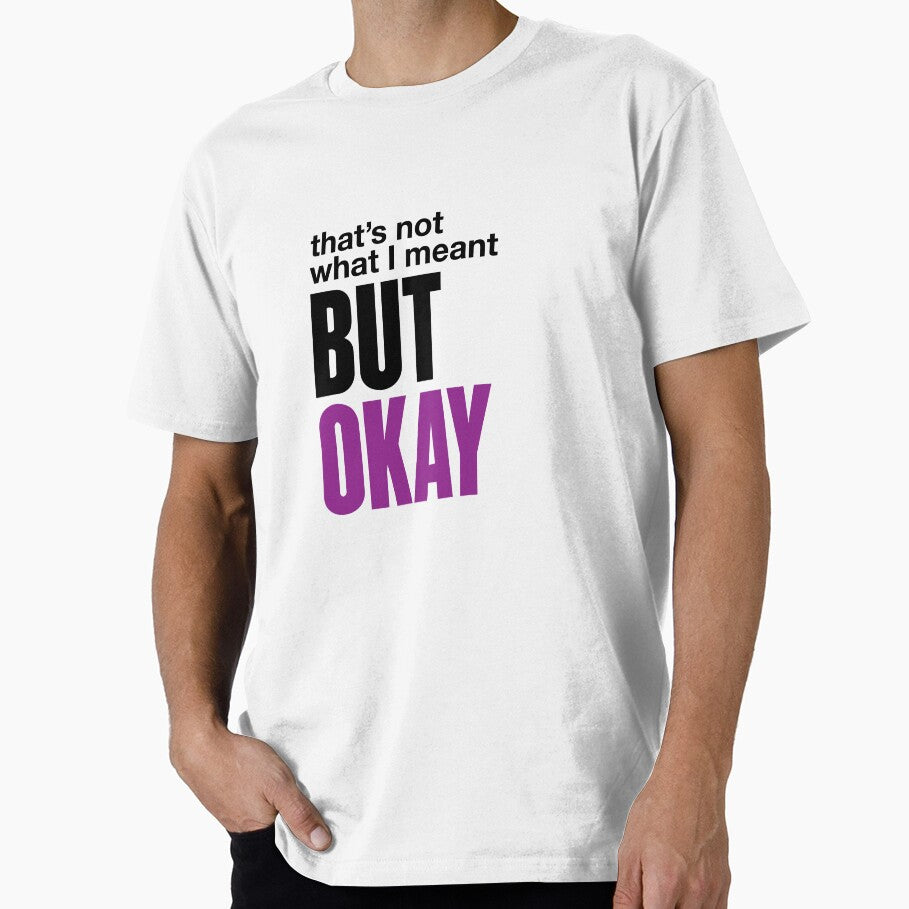 That’s Not What I Meant But Okay – Sarcastic Designer Quote, Freelancer Humor Sticker by WhiteRabitDesigns
