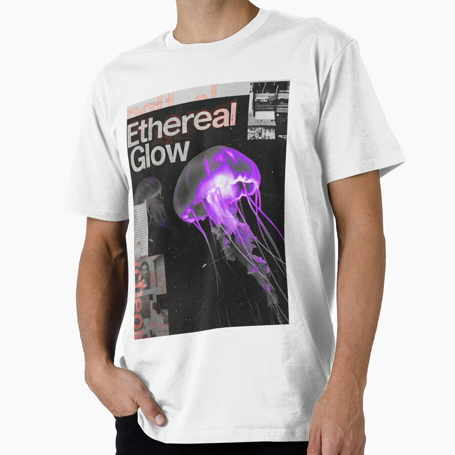 Ethereal Glow: The Bioluminescent Abyss Jellyfish by Raw-Ink