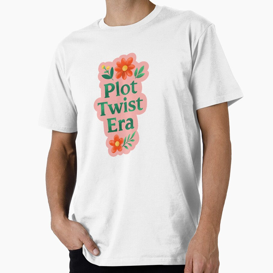 Plot Twist Era – Bookish Aesthetic Quote Sticker by Chytanka