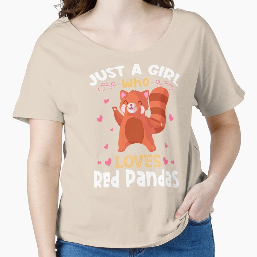 Just a Girl who loves Red Pandas by Hananiah Merch