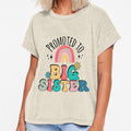 Cute colorful rainbow Promoted to big sister, pregnancy by FamilyGlowStore