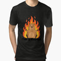 Zen Capybara Fire Meditation by DisignByPrince