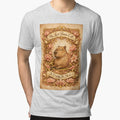 My Last Brain Cell Capybara Floral Retro by Print Loft