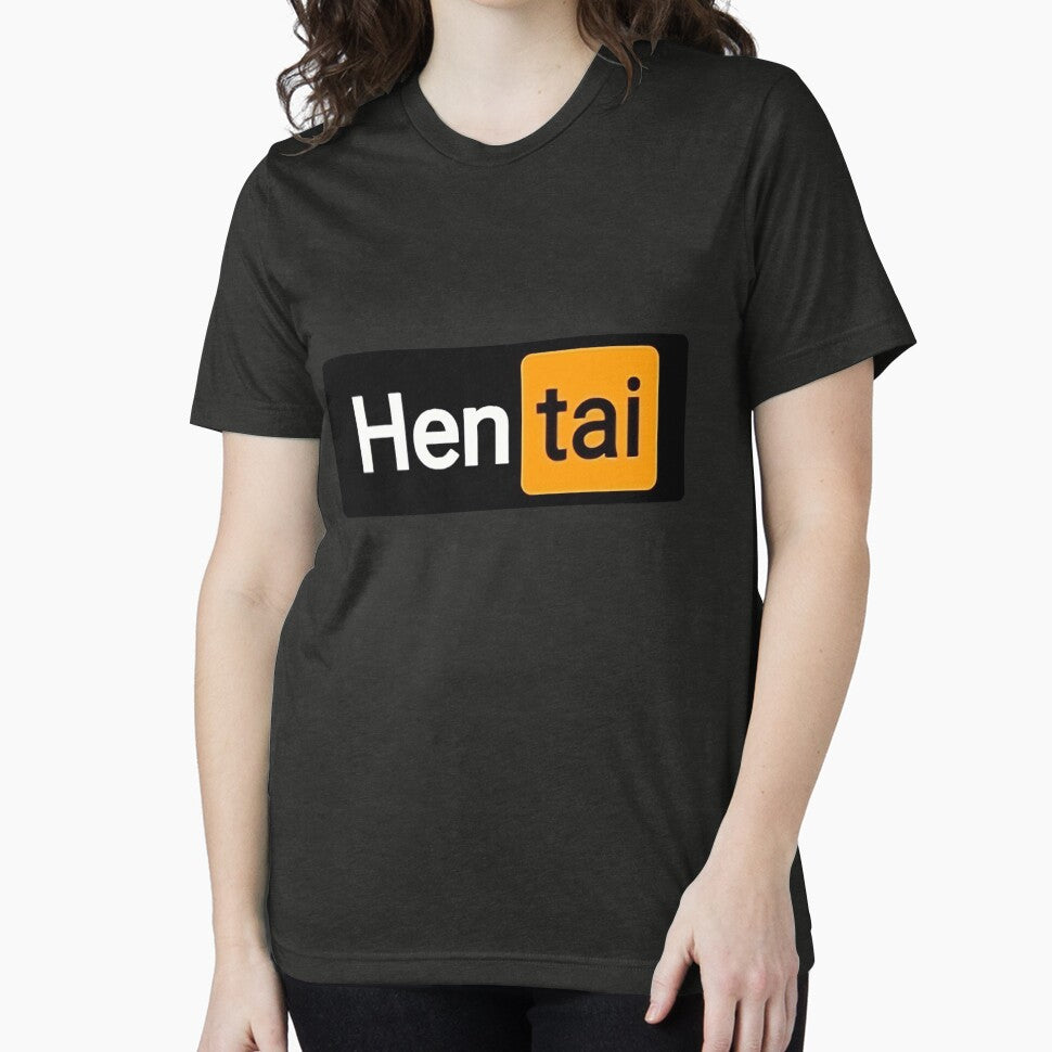 "Hen-tai" Anime Fan T-shirt Design by KazyWeeb