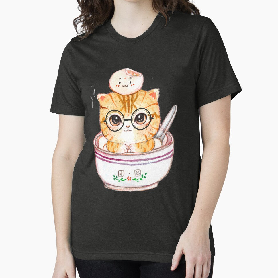 Cat in Dumpling Bowl by IN Tales
