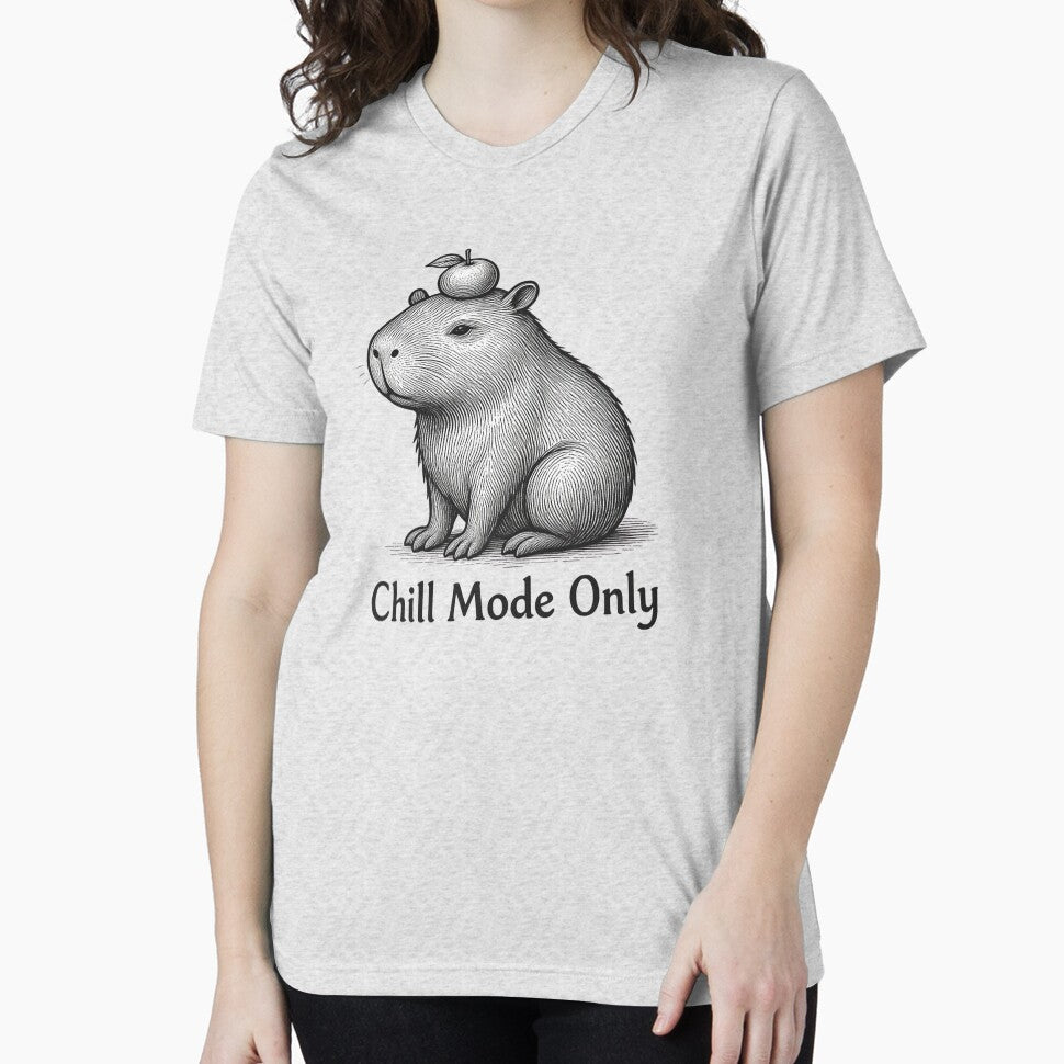 Chill Mode Only Cute Capybara Illustration by KAWAII STUDIO NB