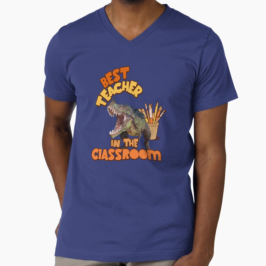 Funny Dinosaur Art Teacher Creative Classroom Design by Vac1
