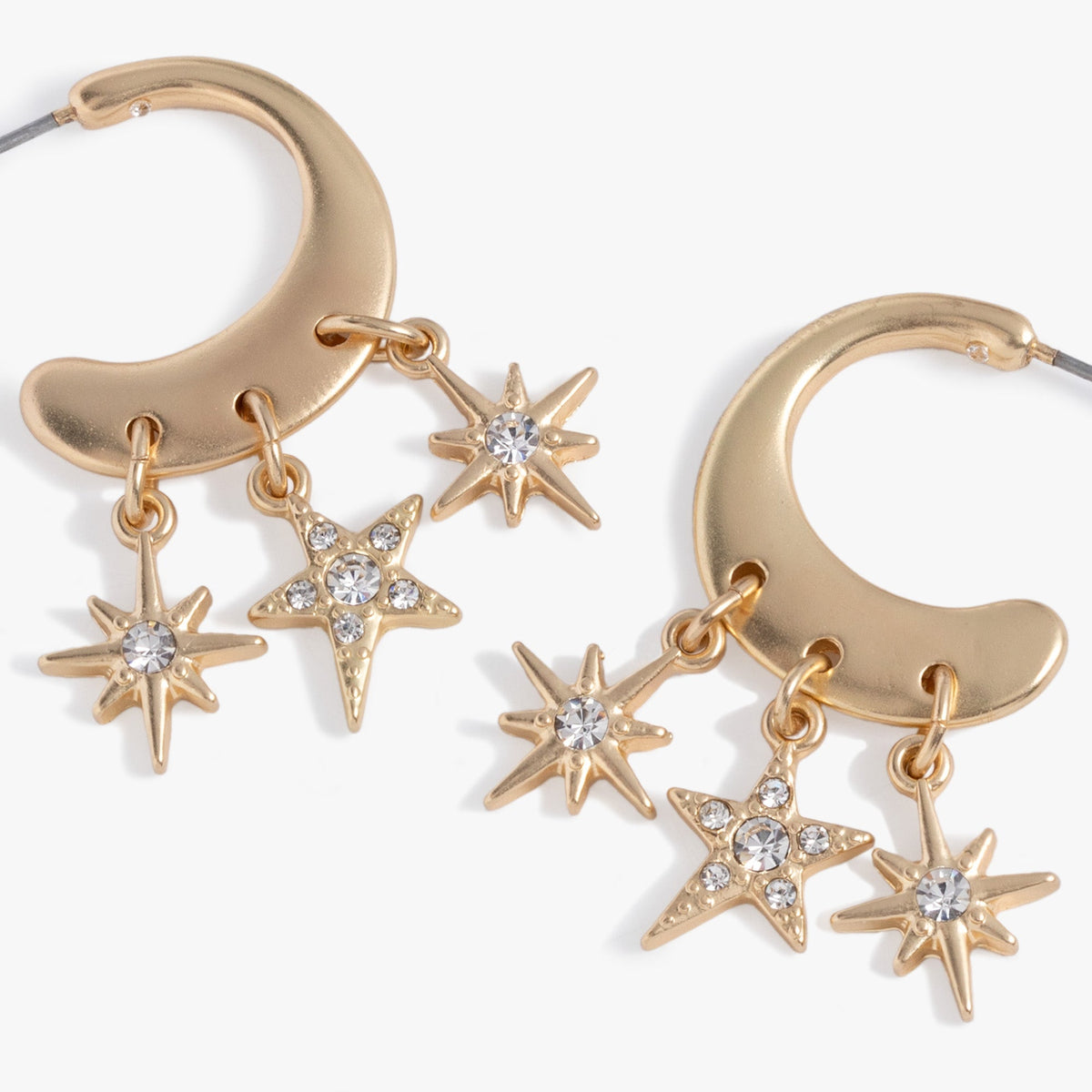 Star Multicharm Hoop Earrings T-Shirts