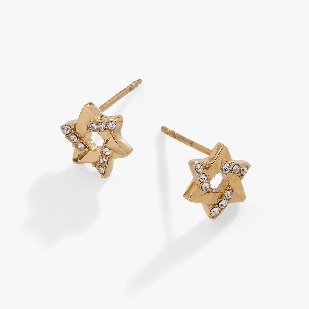 Star David Mini Stud Earrings T-Shirts