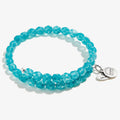 Transparent Beaded Wrap Bracelet Turquoise T-Shirts