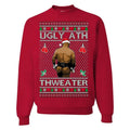Ugly Ath Merry Chrithmith Mike Tyson Butt Viral Ugly Ass Boxing Fight Meme Funny Ugly Cotton Trend T-Shirts