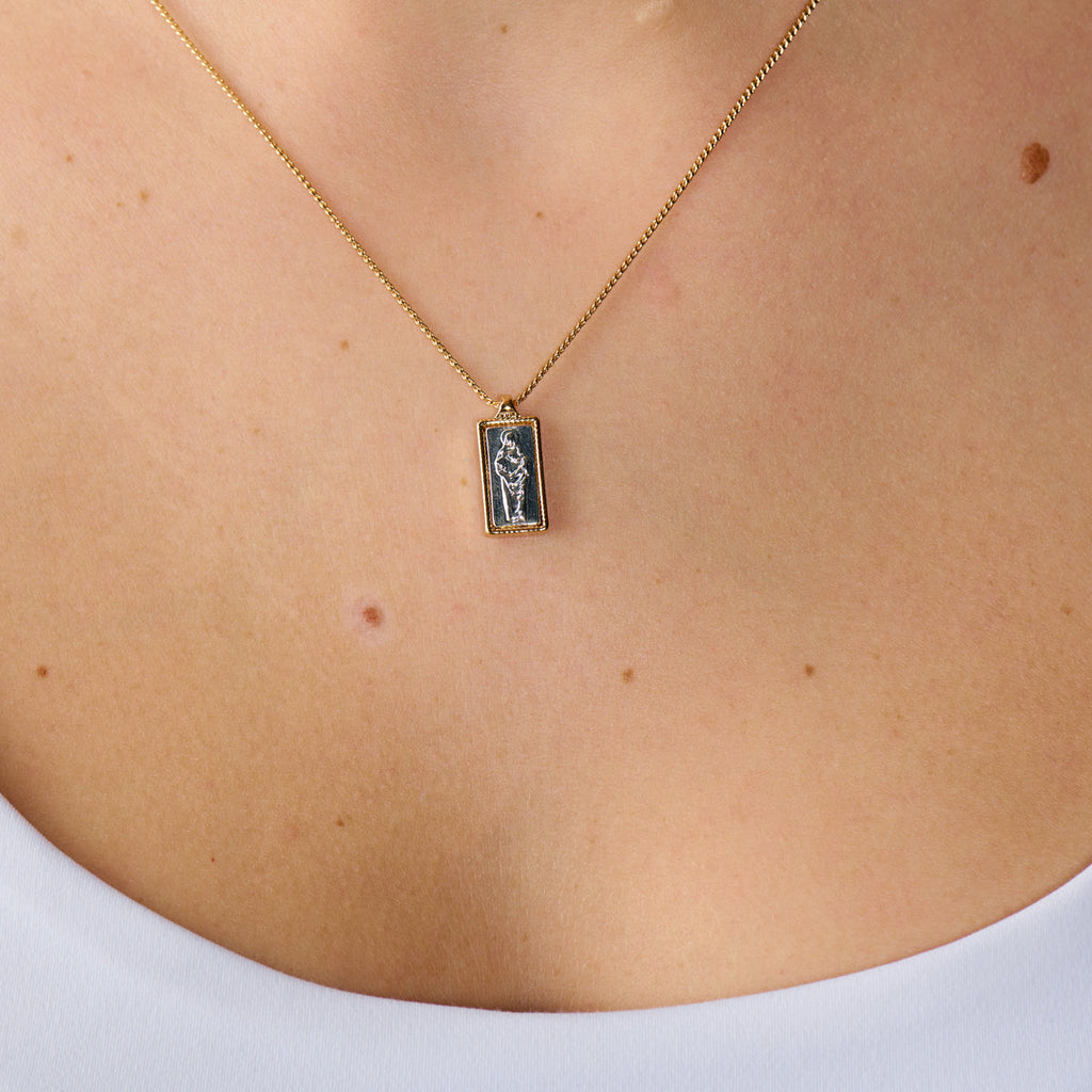 Two Tone Jesus Necklace T-Shirts