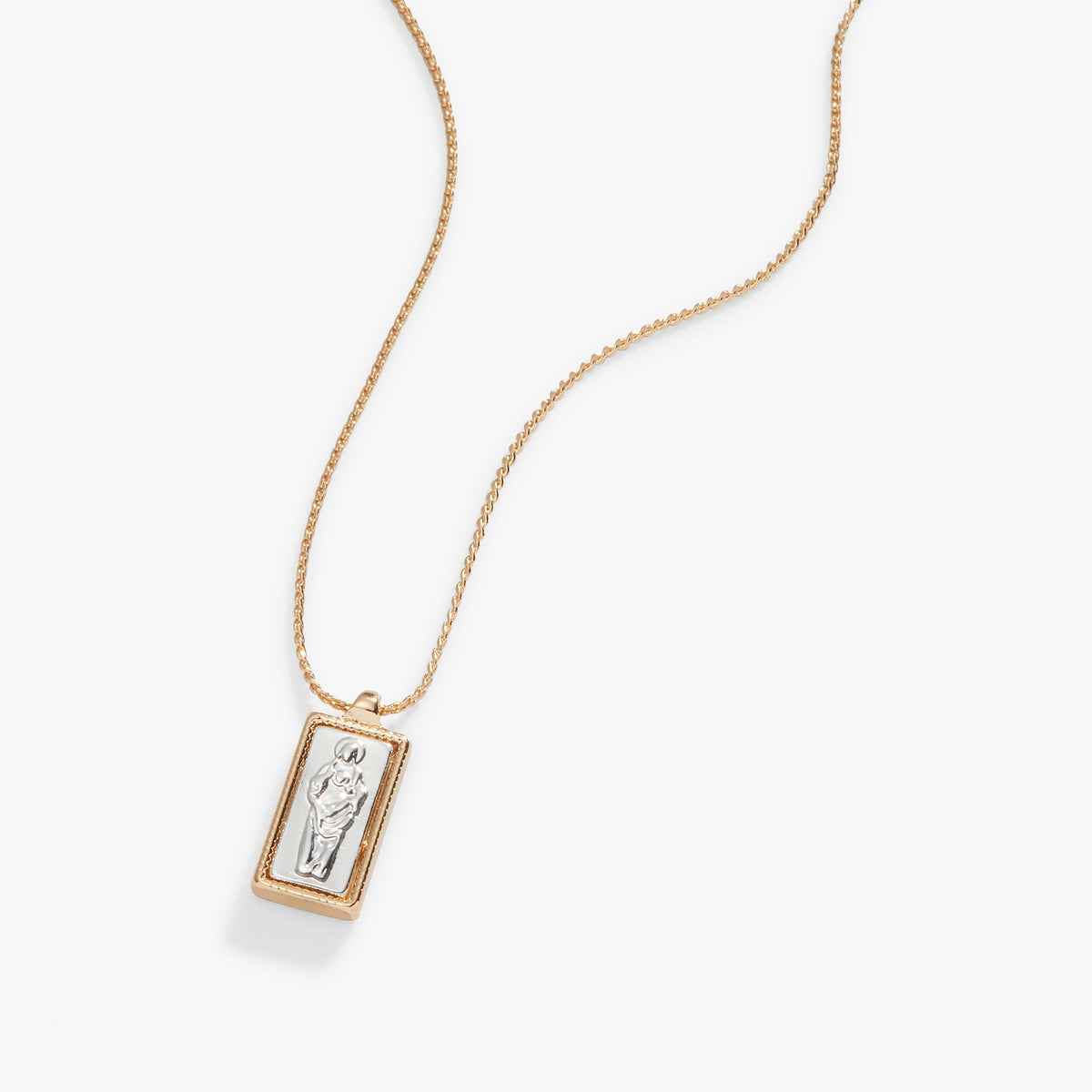 Two Tone Jesus Necklace T-Shirts