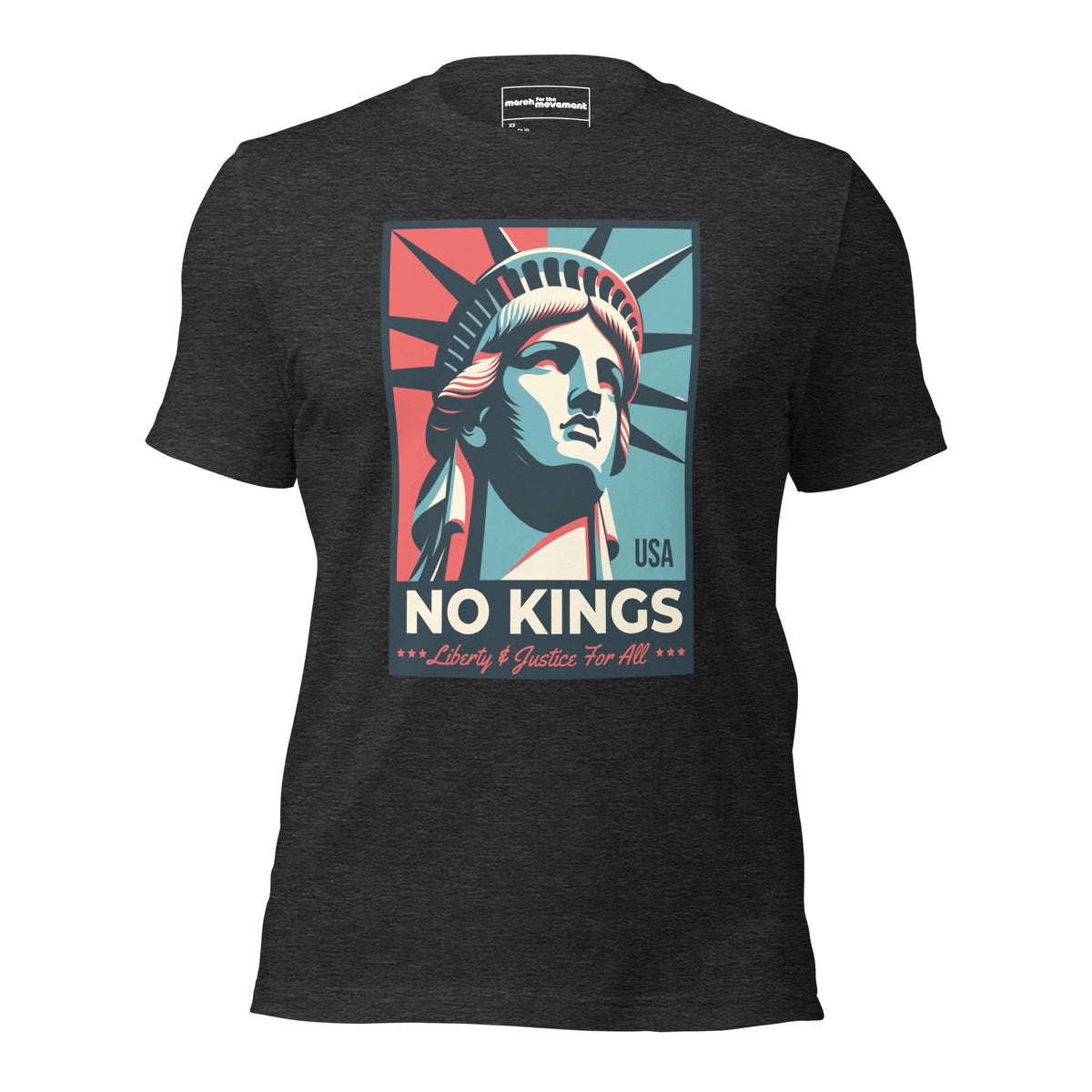 No Kings Liberty Justice All T-Shirts