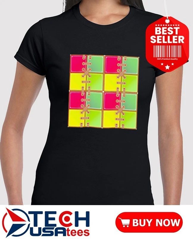 Seamless pattern laces cut shirt