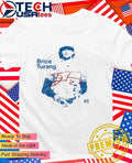 Brice Turang No. 2 Milwaukee Brewers star player signature shirt