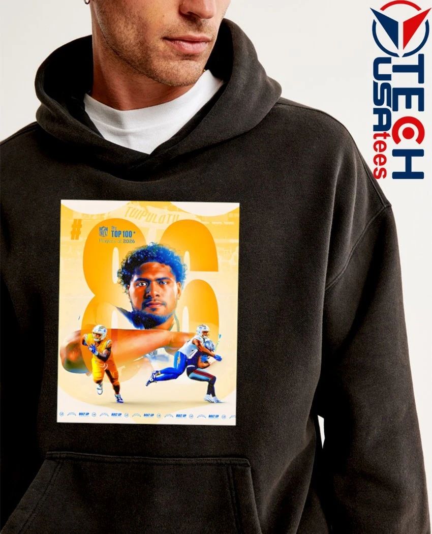 Los Angeles Chargers﻿ Tuli Tuipulotu Top 100 Players of 2026 shirt