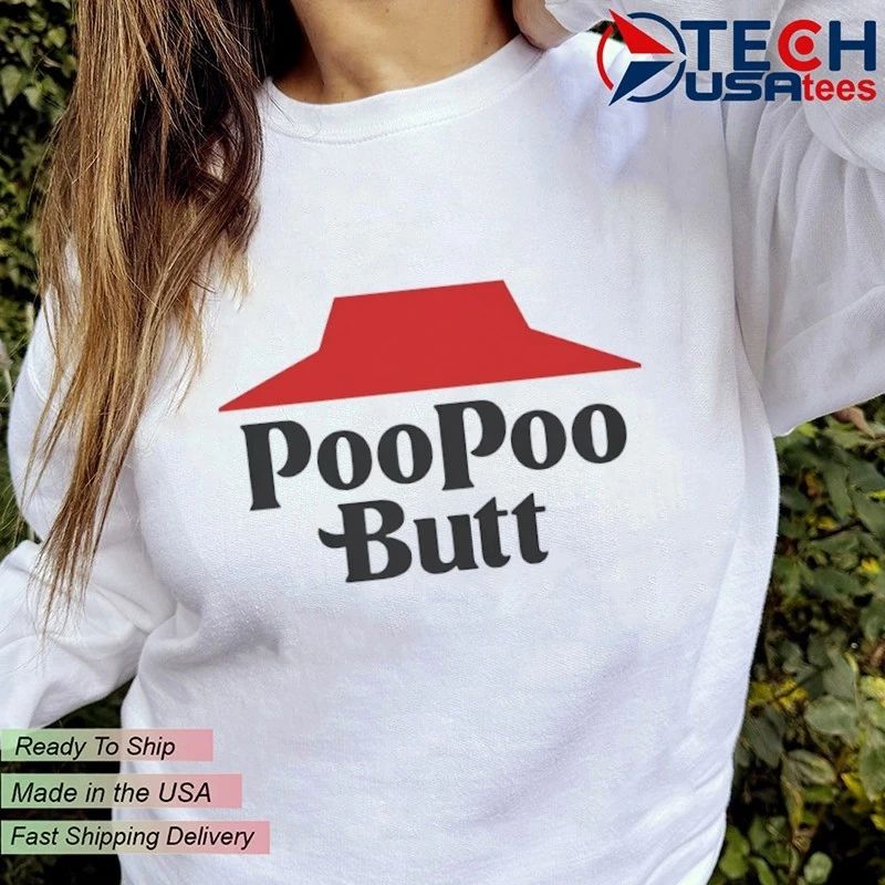 Poopoo Butt logo shirt