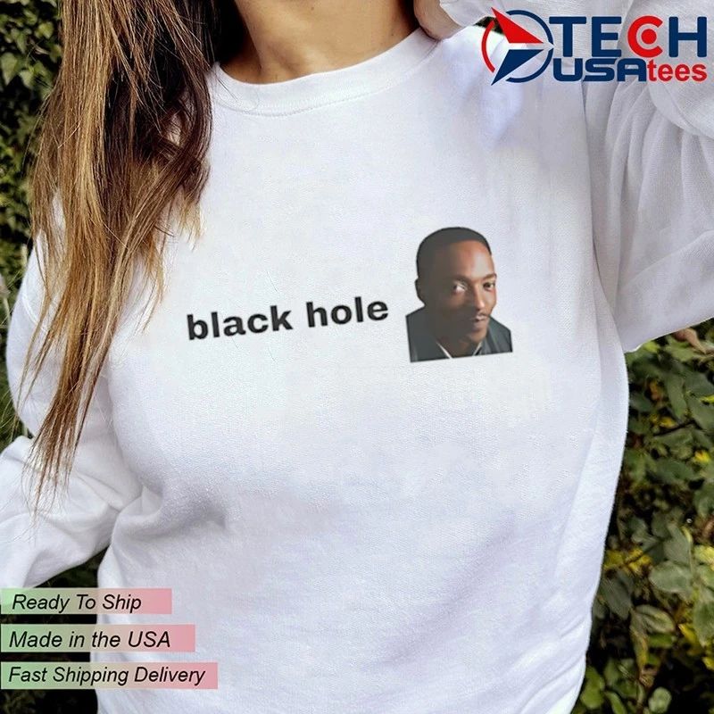 Anthony Mackie black hole funny shirt