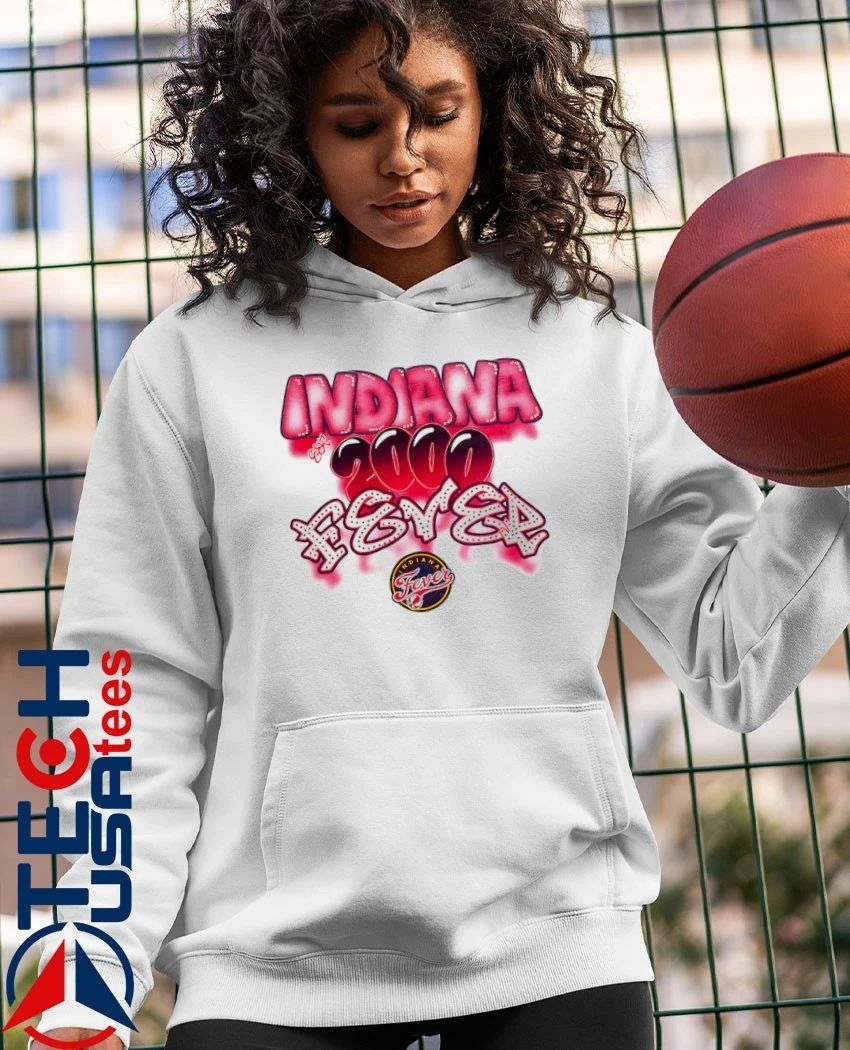 Indiana Fever 2000 live score graffiti bubbles shirt
