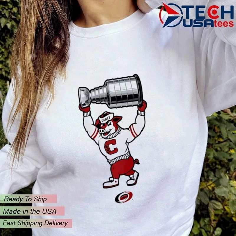 Carolina Hurricanes Struttin’ Stormy 2026 Stanley Cup mascot shirt