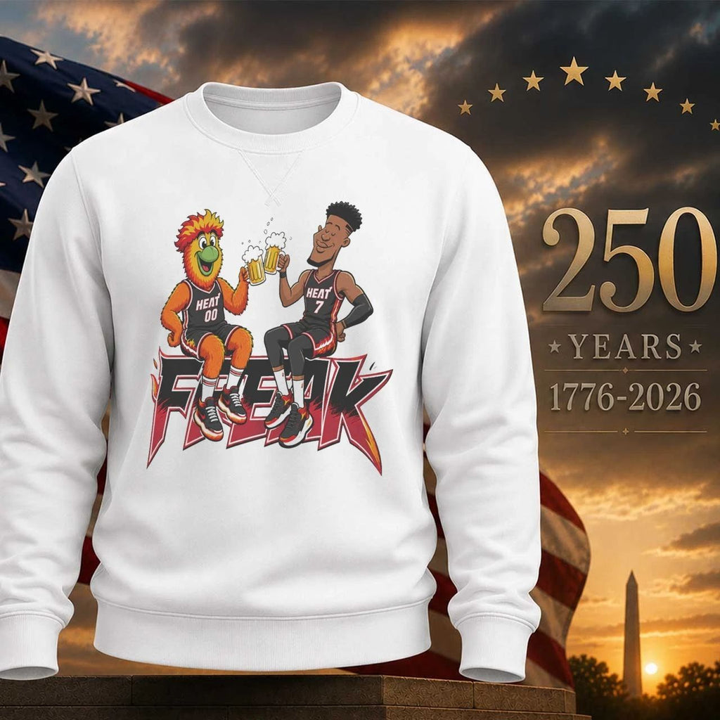 Cheers To The Freak Giannis Miami Heat Burnie Shirt
