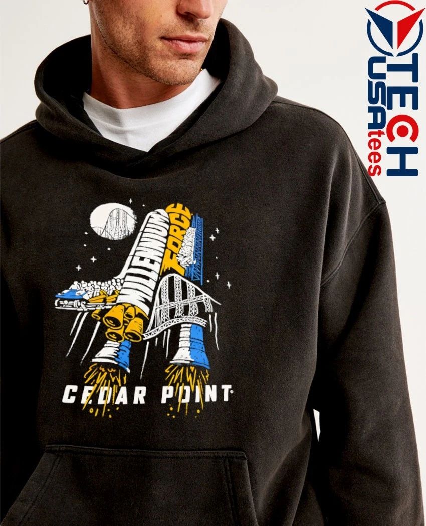 Millennium Force Wordscape Cedar Point shirt
