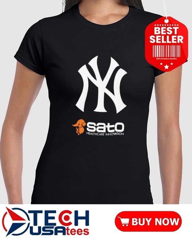 New York Yankees Sato Healthcare Innovation 2026 logo shirt