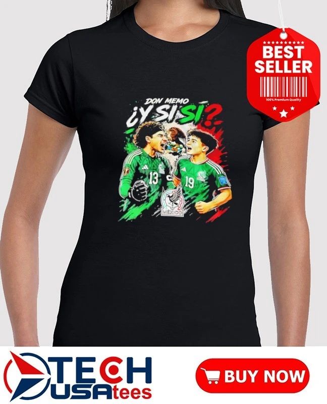 G. Ochoa and Gilberto Mora Mexican Soccer Don Memo shirt